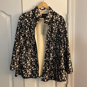 Lafayette 148 black and white jacket-size 2x